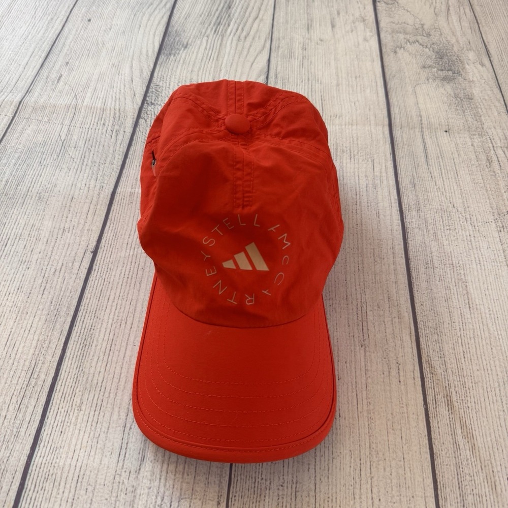 Adidas By Stella McCartney‎ Red Baseball Cap Hat OSFM Adjustable Lightweight